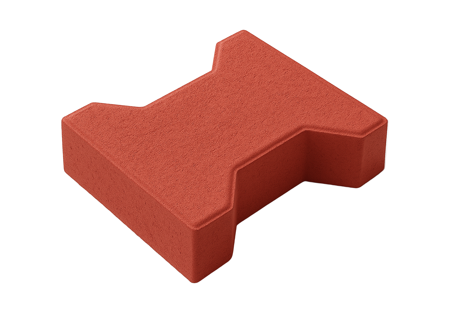 Red 60MM interlocking concrete paver block
