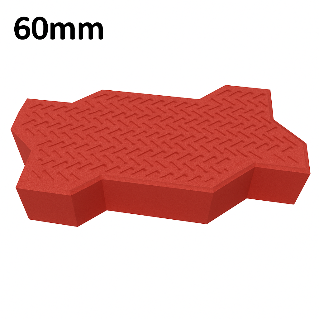 60MM Thick ZigZag Paving Stones