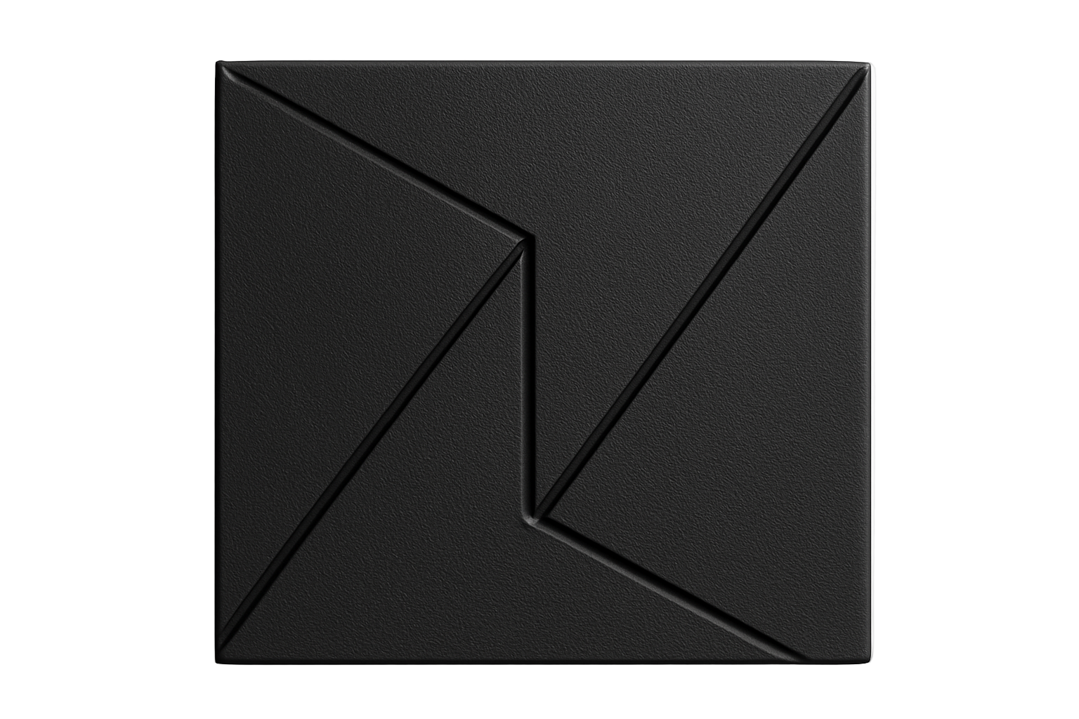 Black decorative tile