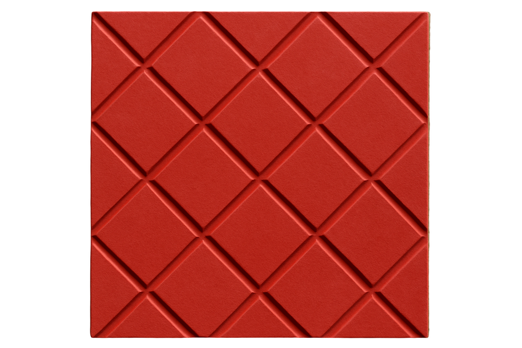 Red Diamond Pattern Tile